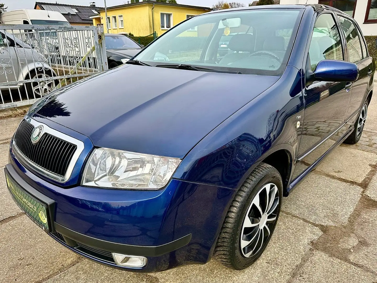 Skoda Fabia 1.4 16V Comfort Lim. * Service NEU * Klima Blauw - 2