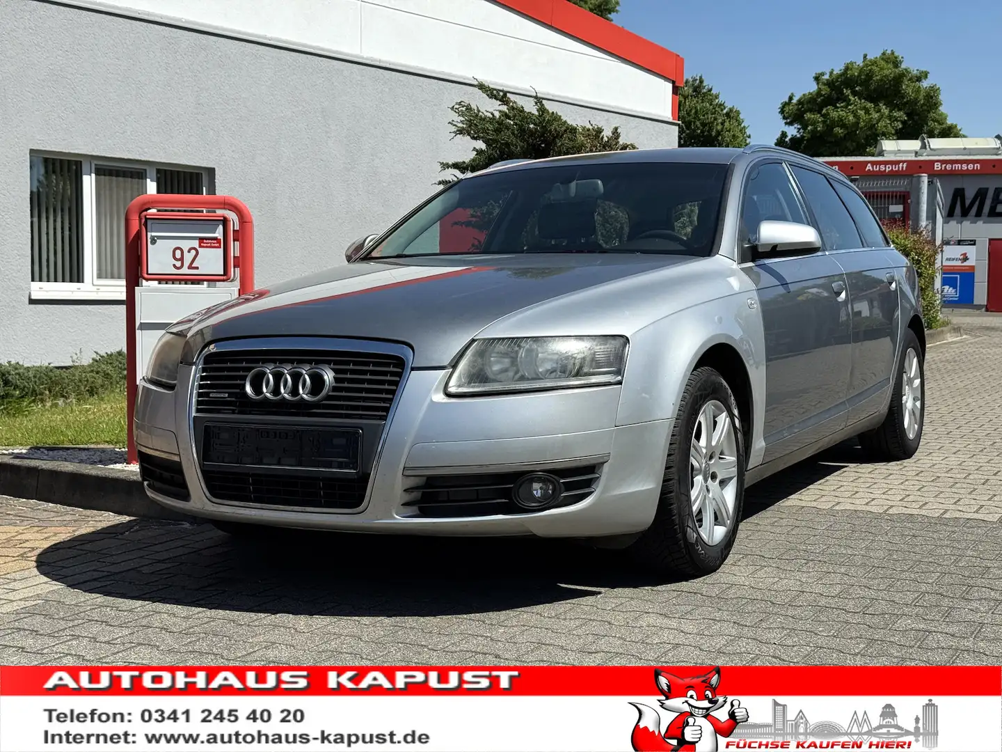Audi A6 2.0 TDI AhK /Navi/ Temp/ Sitzheiz Argent - 1