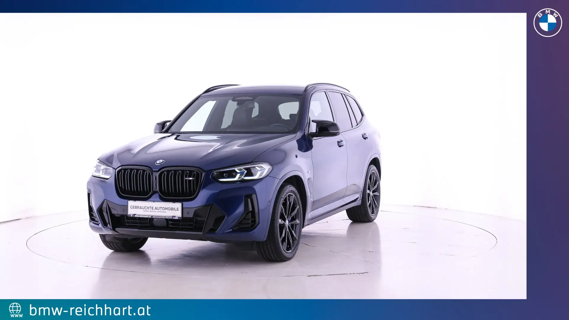 BMW X3 M X3 M40d Bleu - 1