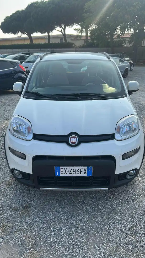 Fiat Panda 0.9 4x4 ( Botta posteriore) Bianco - 1
