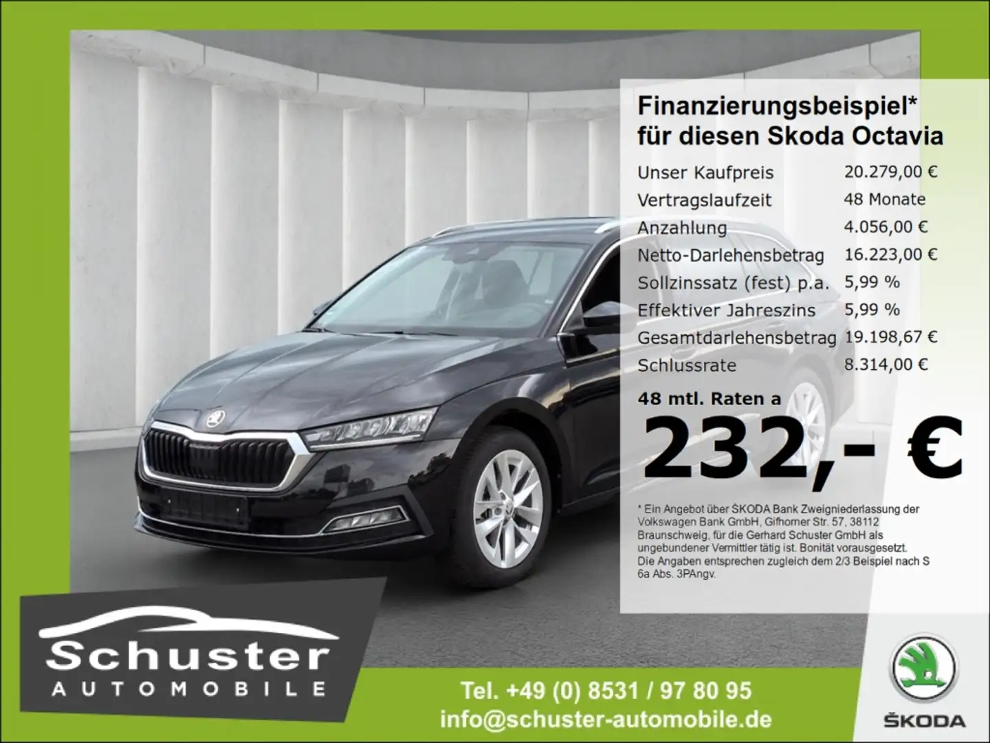 Skoda Octavia Combi First Edition 1.0TSI*Navi Head-Up Schwarz - 1