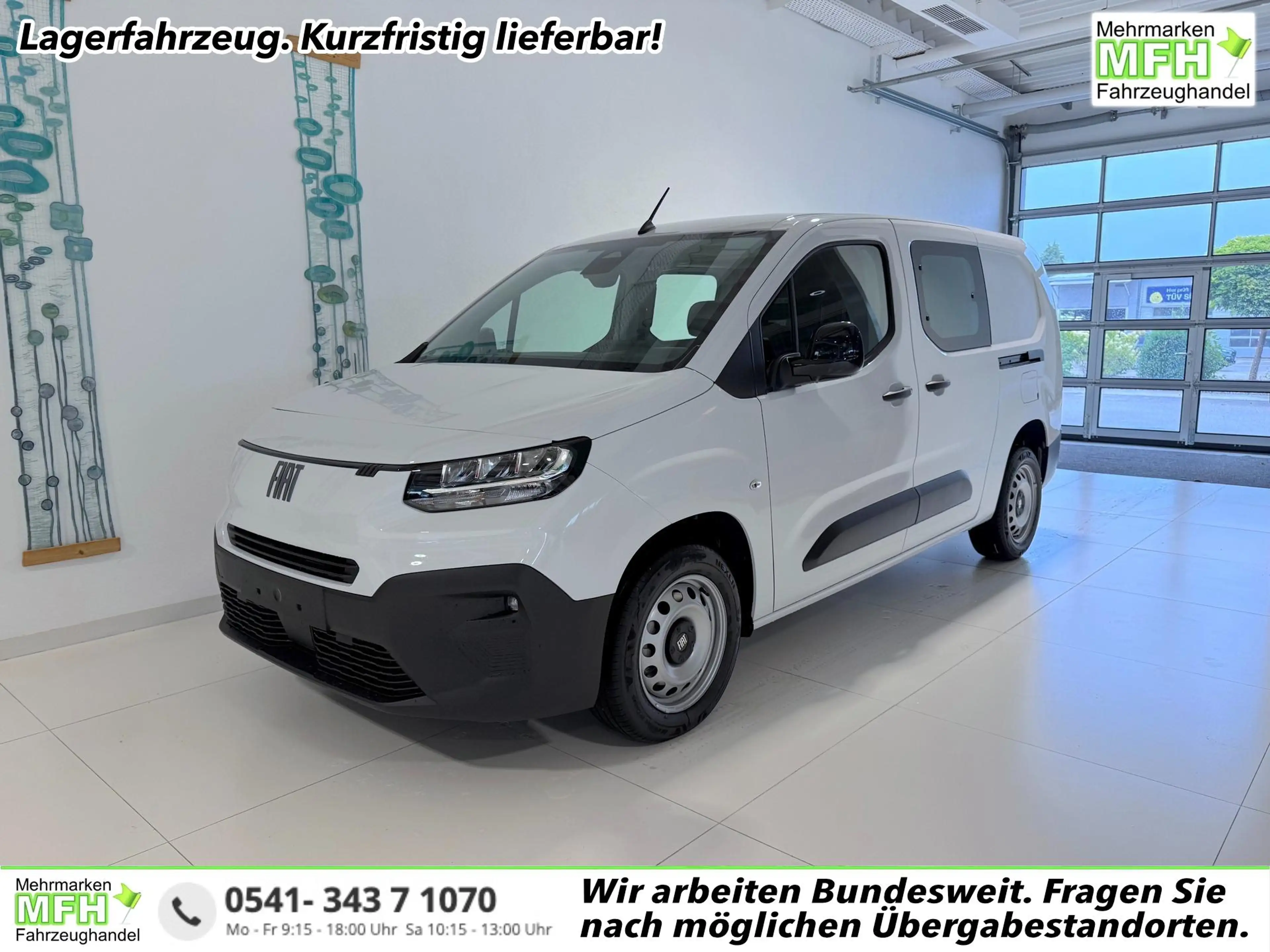 Fiat Doblo MULTICAB XL MIT ERHÖHTER NUTZLAST 1.5 BlueHDi 1...