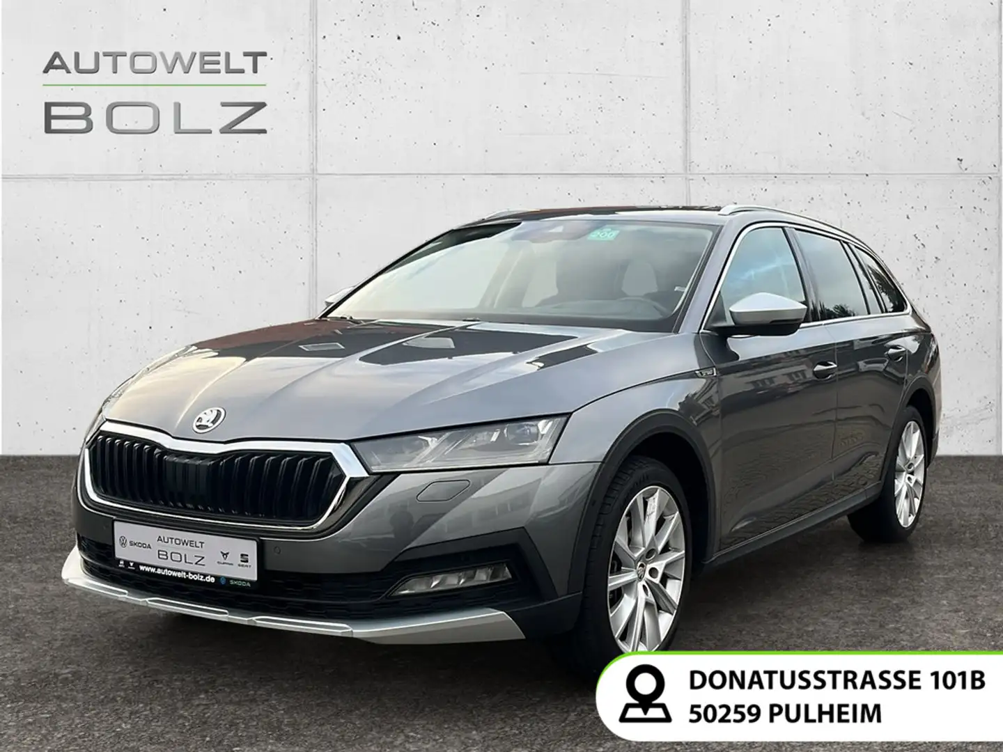 Skoda Octavia Combi Scout 4x4 2.0 TDI HUD AHK Kamera N Grau - 1
