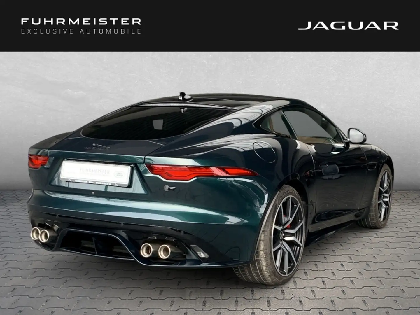 Jaguar F-Type Coupe P575 AWD R75 Pano Toter-Winkel Zelená - 2
