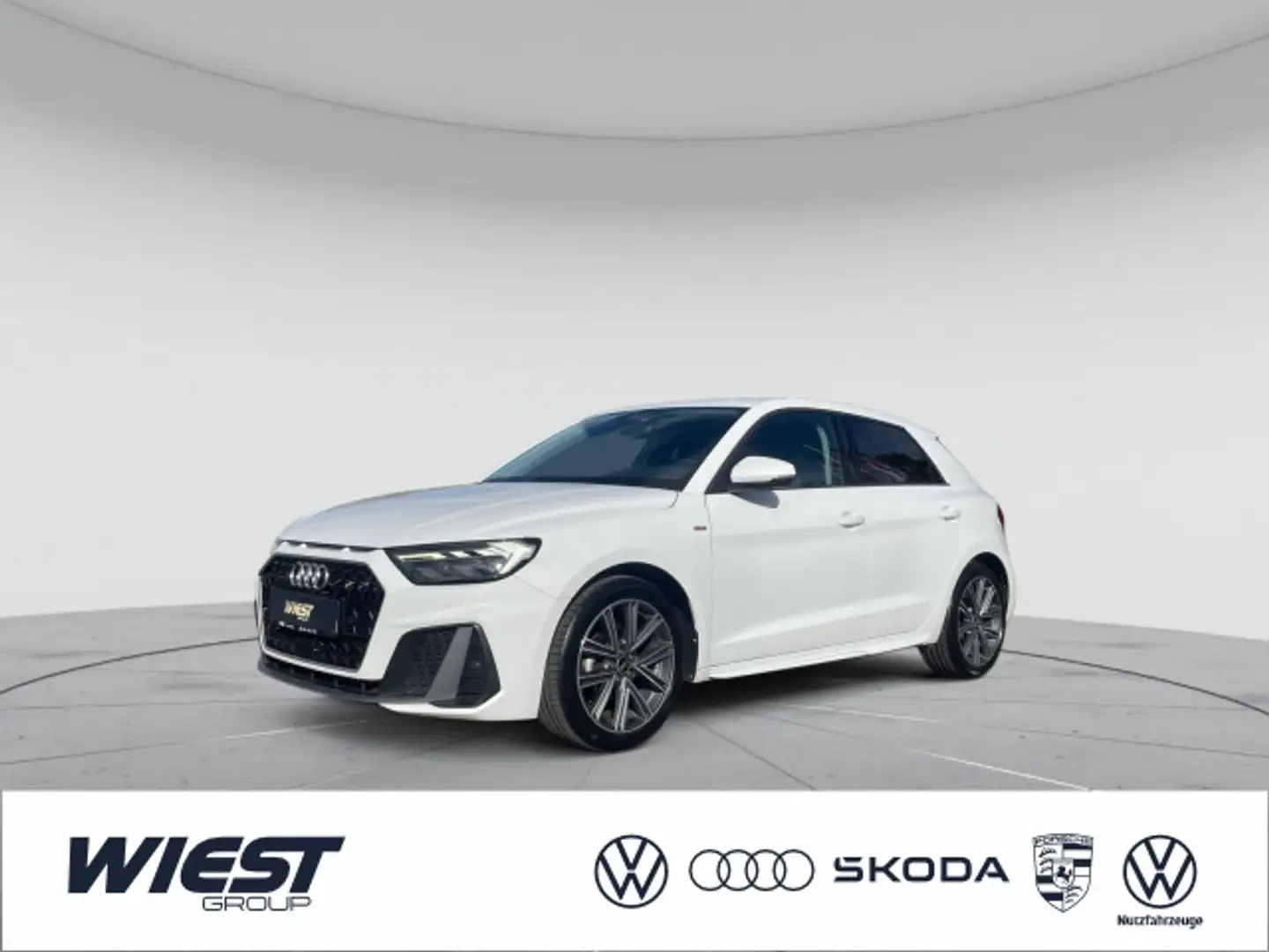 Audi A1 25 TFSI S tronic S line LED PDC Kli Weiß - 1