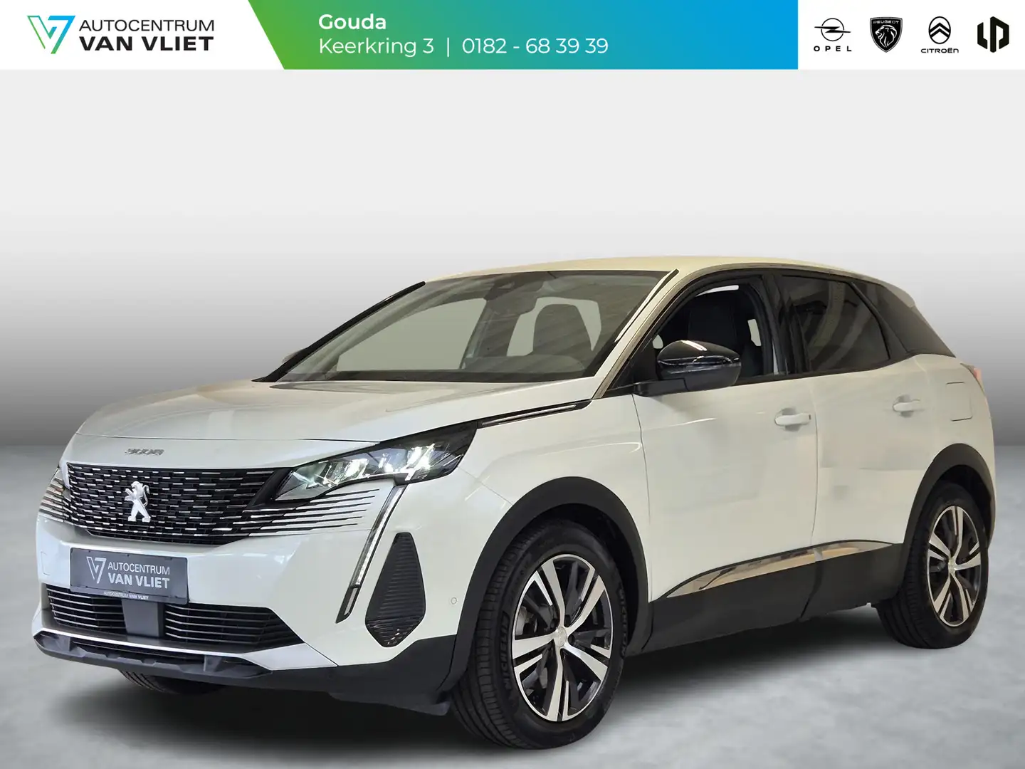 Peugeot 3008 1.6 Plug-in-Hybrid 225pk Blue Lease Allure | Navig Weiß - 1