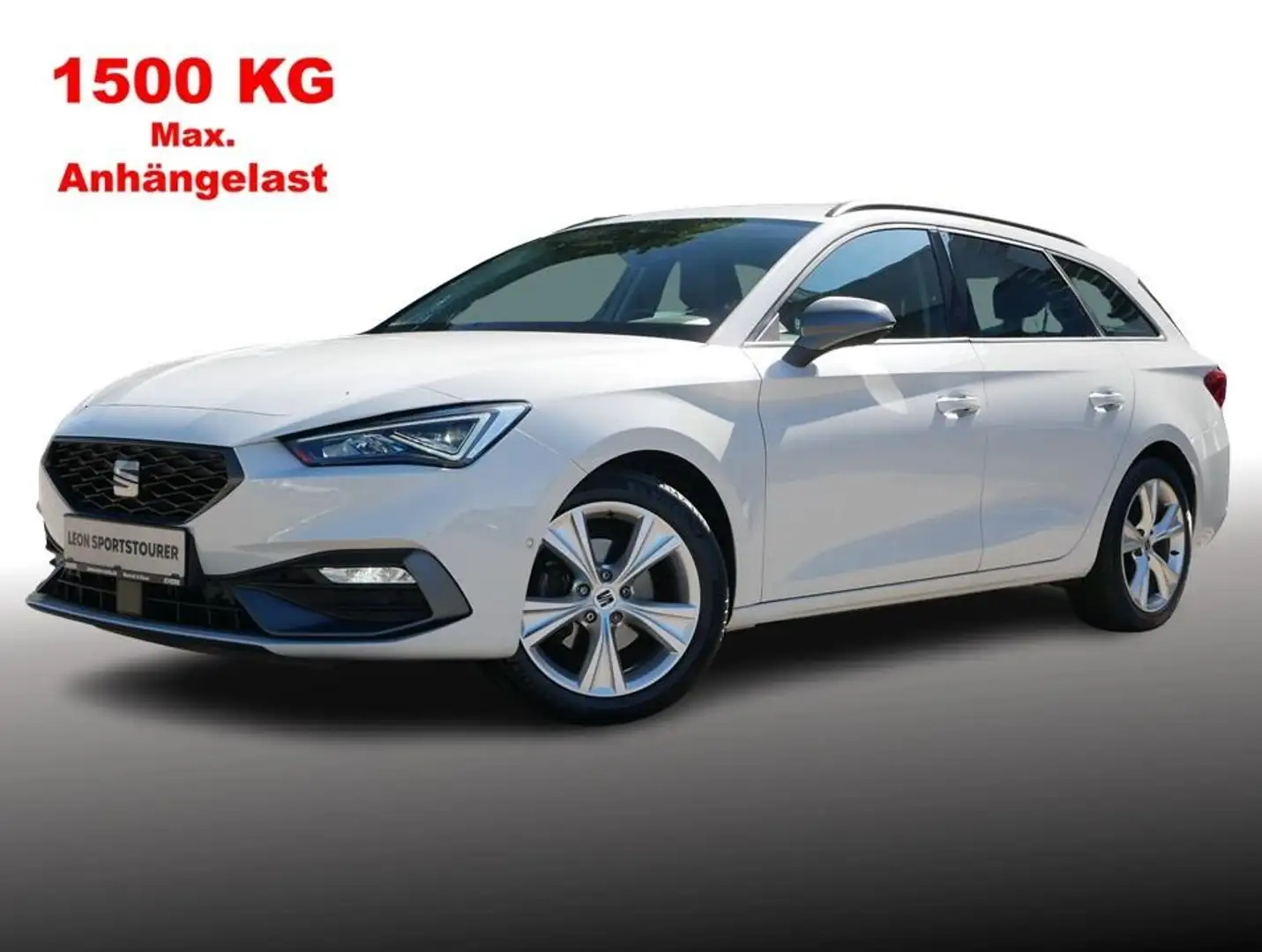 SEAT Leon ST 1.5 eTSI DSG FR NAVI+LED+SHZ+ACC+AHK Weiß - 2