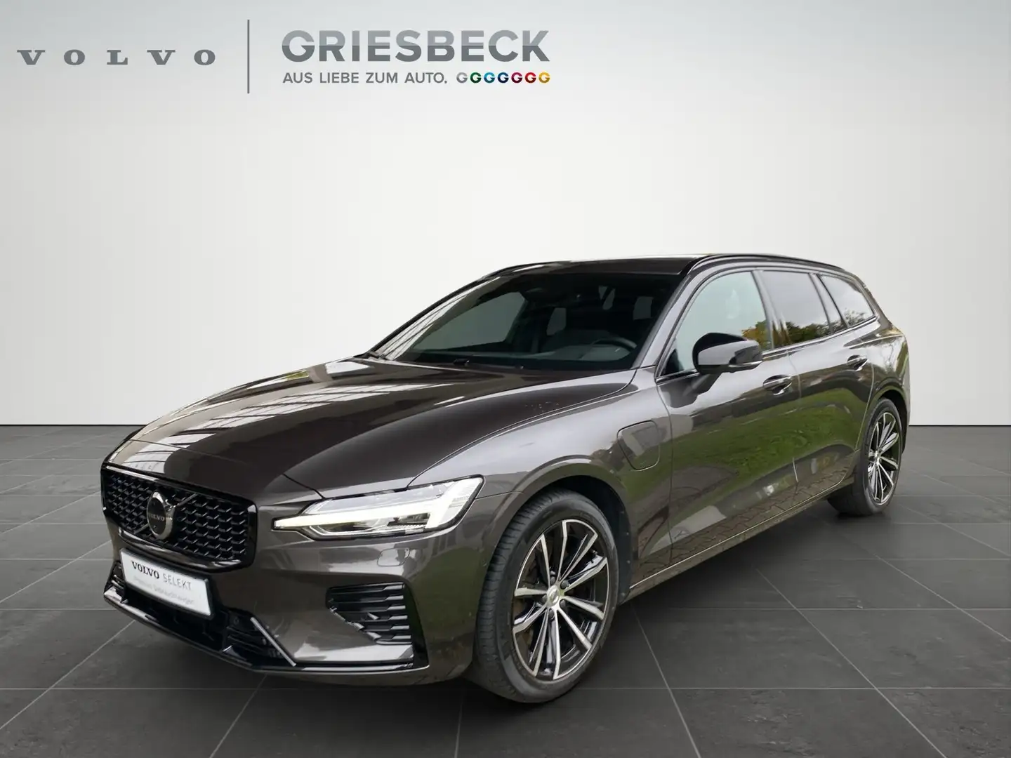 Volvo V60 T8 Plus Dark AHK*LED*StHzg*SHZ*WiPa* Grau - 1