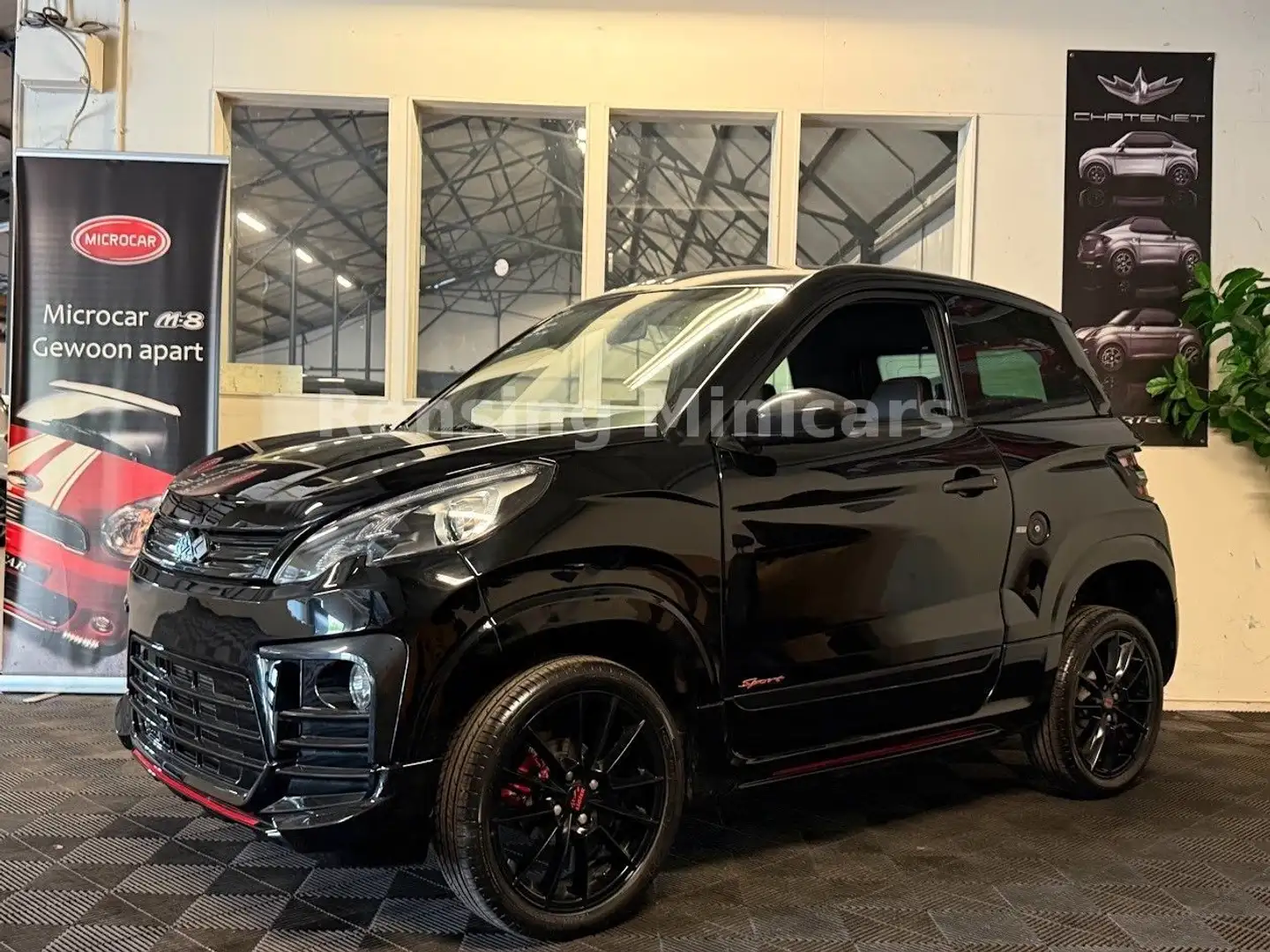 Ligier JS 60 JS60 Black Apple Carplay Full Mopedauto Microcar Schwarz - 1