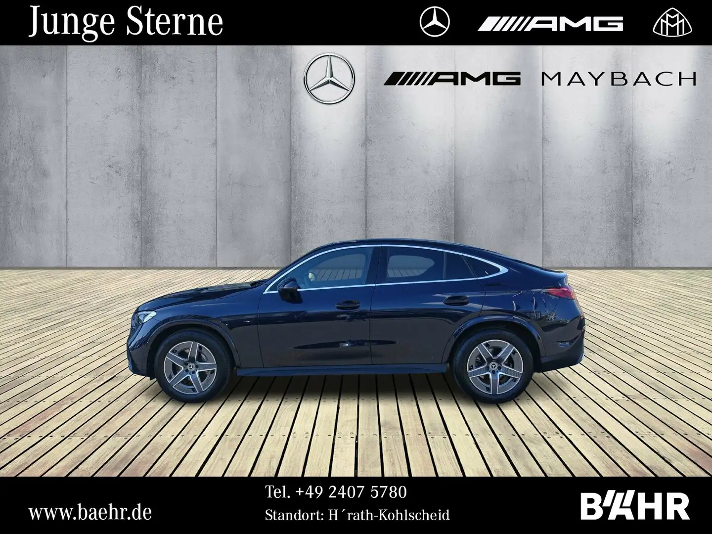 Mercedes-Benz GLC 300 GLC 300 d 4M Coupé AMG/Pano/AHK/RFK/Totwinkel Blau - 2