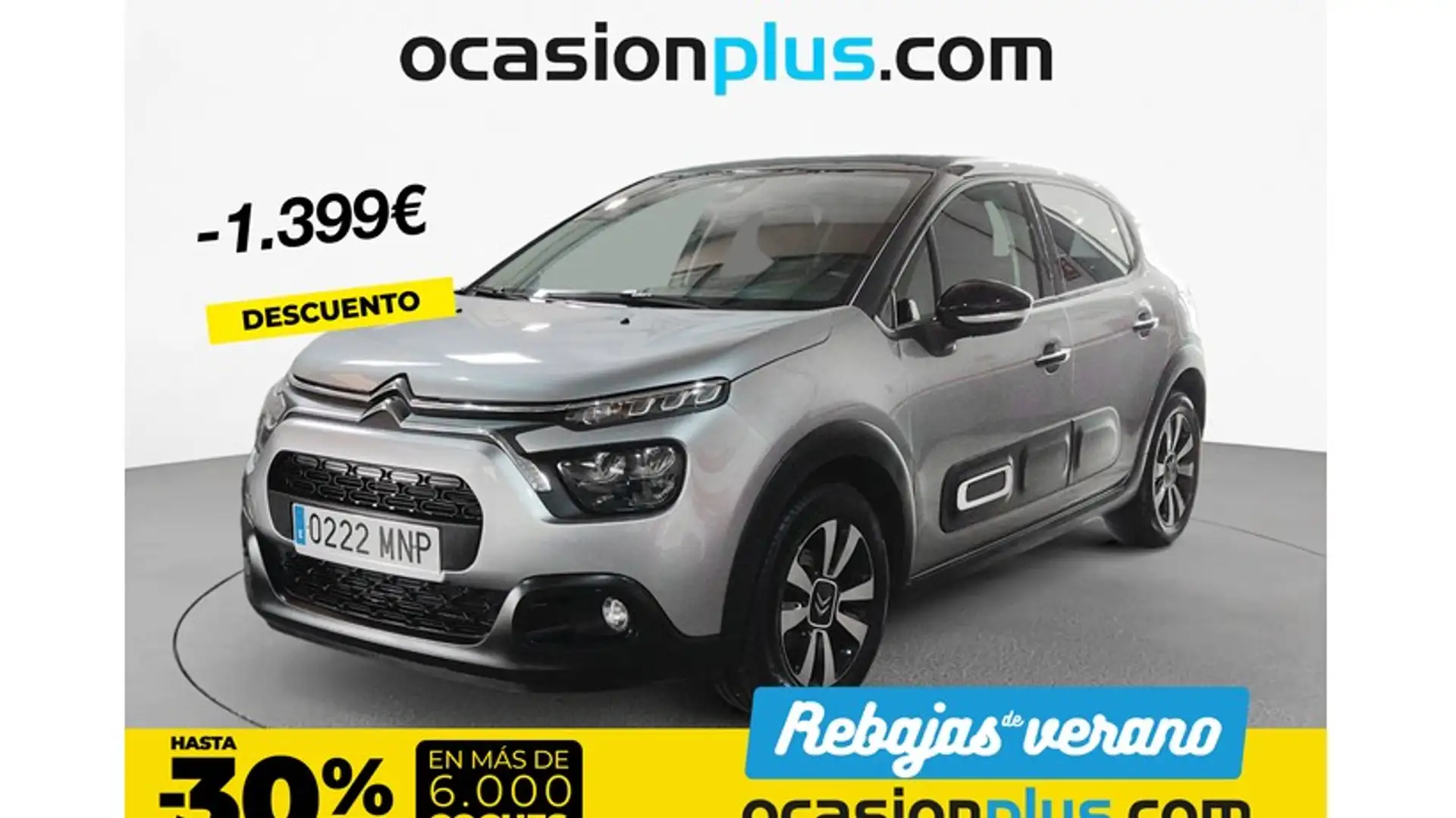 Citroen C3 1.2 PureTech S&S Shine EAT6 110 Argent - 1