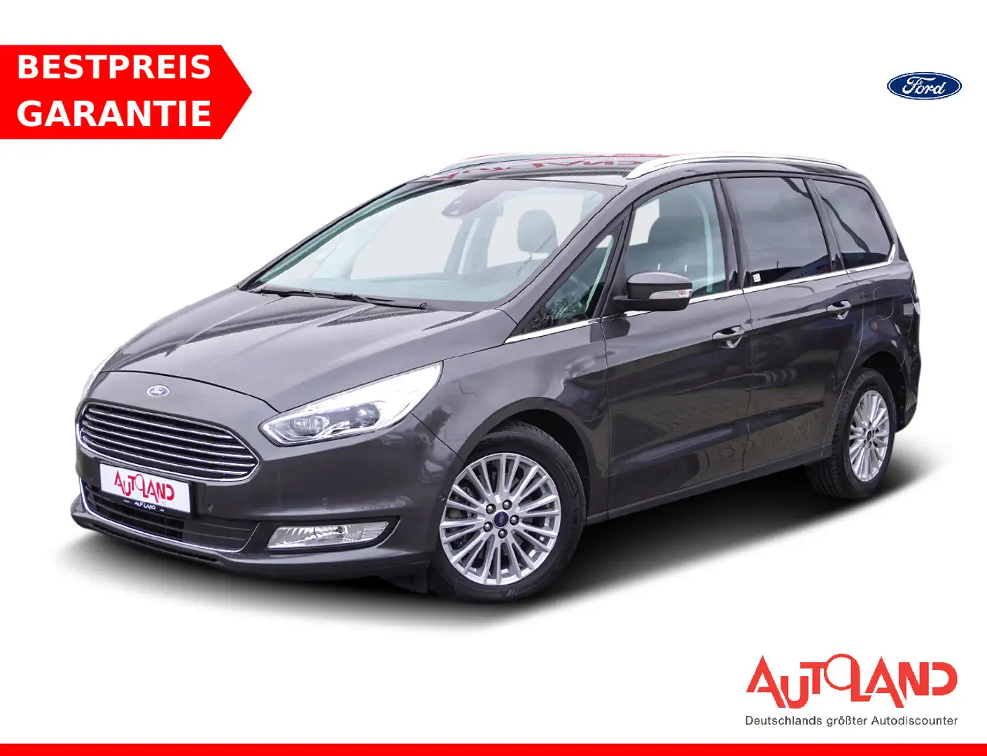 Ford Galaxy 2.0 EcoBlue Titanium LED Navi ACC PDC DAB Grau - 1