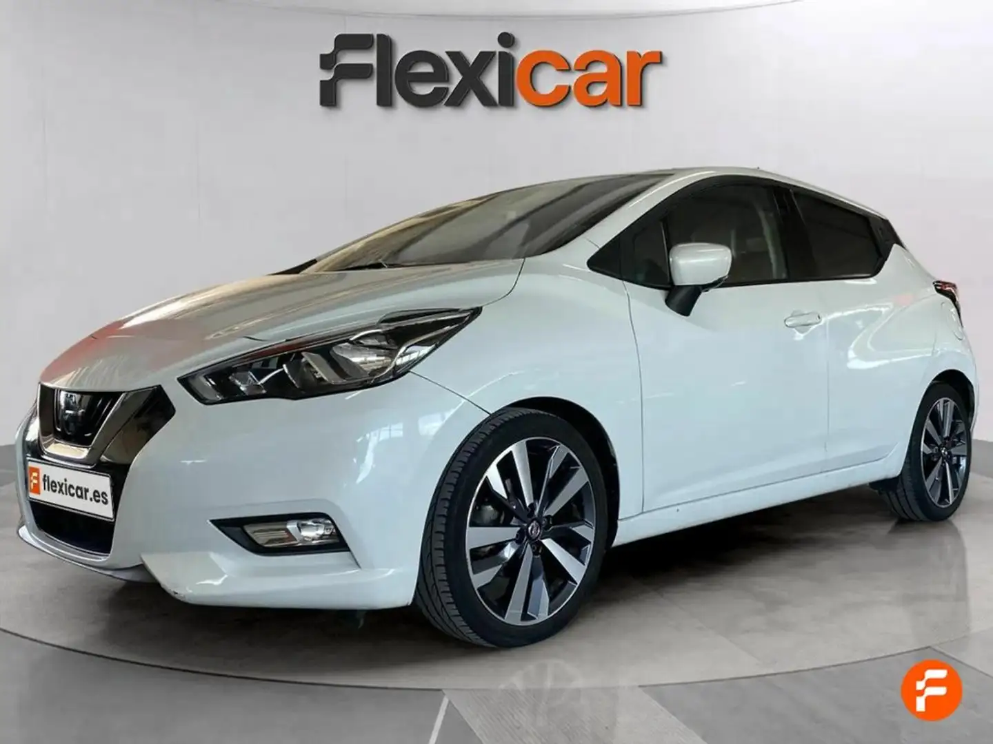 Nissan Micra 5p IG-T TEKNA Blanco - 2