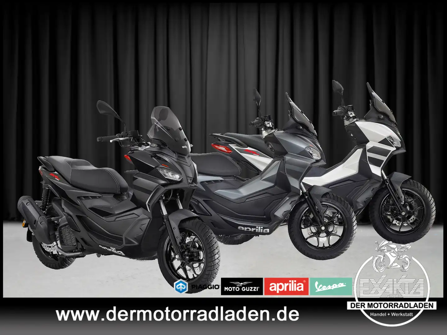 Aprilia SR GT 125 ASB E5+ // 3x Farben // Grey - 1