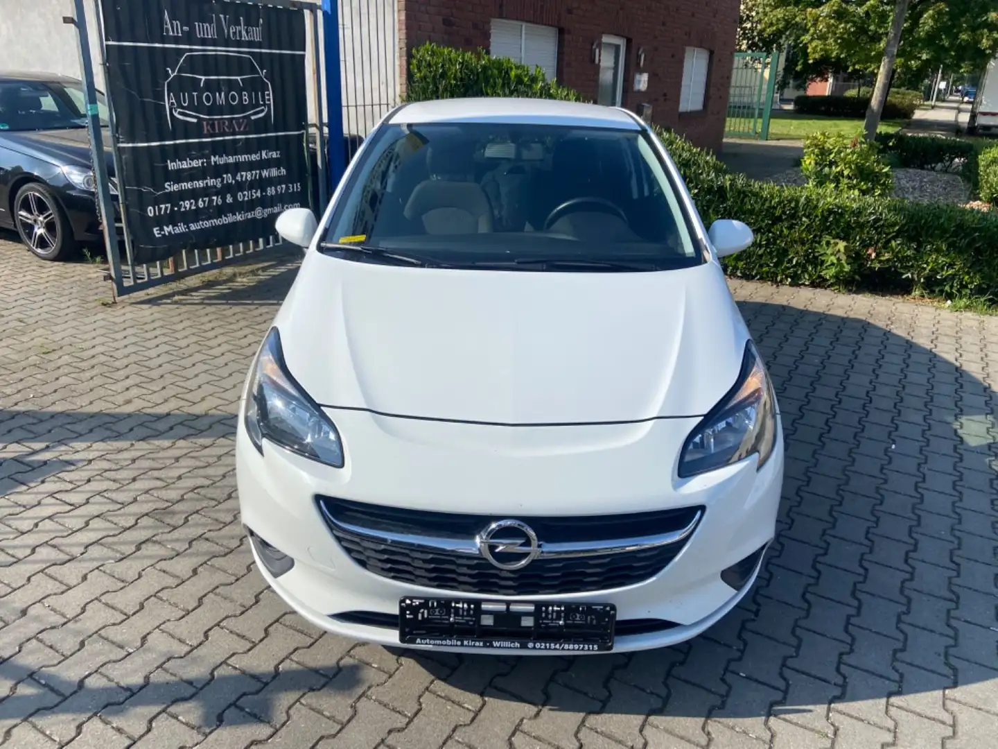 Opel Corsa E TÜV NEU  SHZ PDC TEMP LHZ GARANTIE Blanc - 2