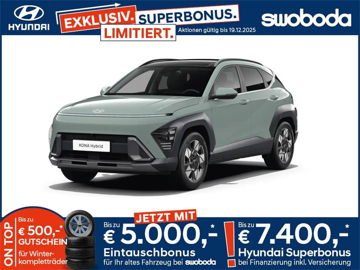 Hyundai KONA Kona HEV (SX2) Smart Line 1.6 GDI 2WD HEV k6hs1 Grün - 1