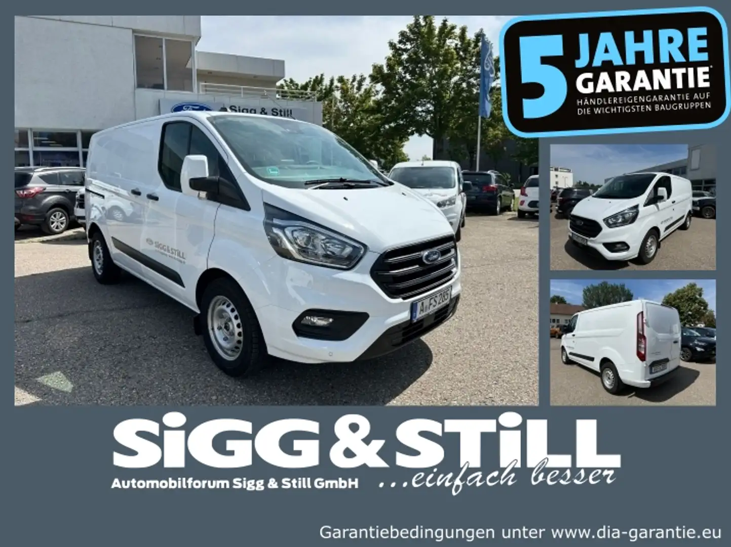 Ford Transit Custom Kasten Trend 300 L1 FRONT*PDC*CAM* Weiß - 1