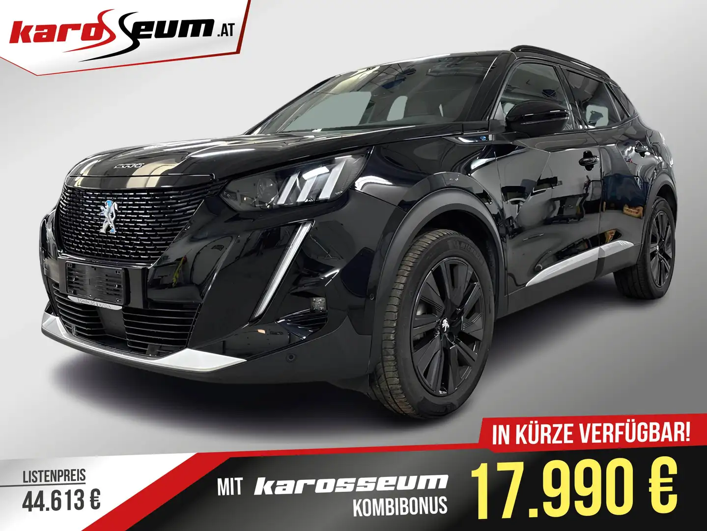 Peugeot 2008 GT-Pack 50kWh | PREMIUM SELECTION | ACC | Kamera Schwarz - 1
