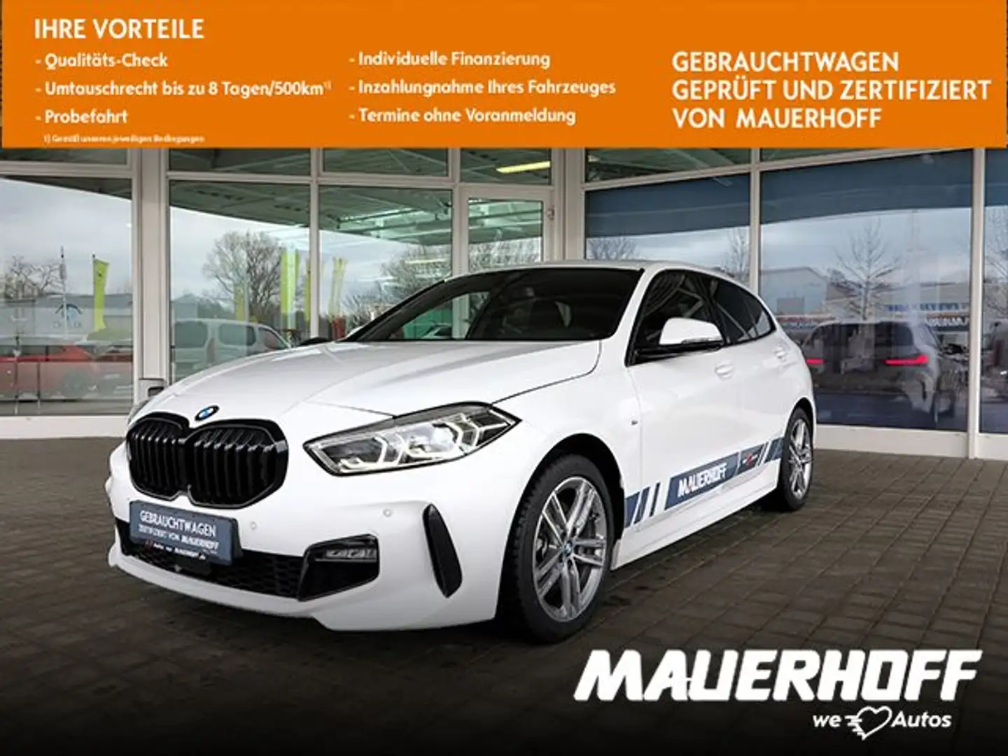 BMW 118 i M Sport | Navi | Winter-P. | LED | HSA Weiß - 1