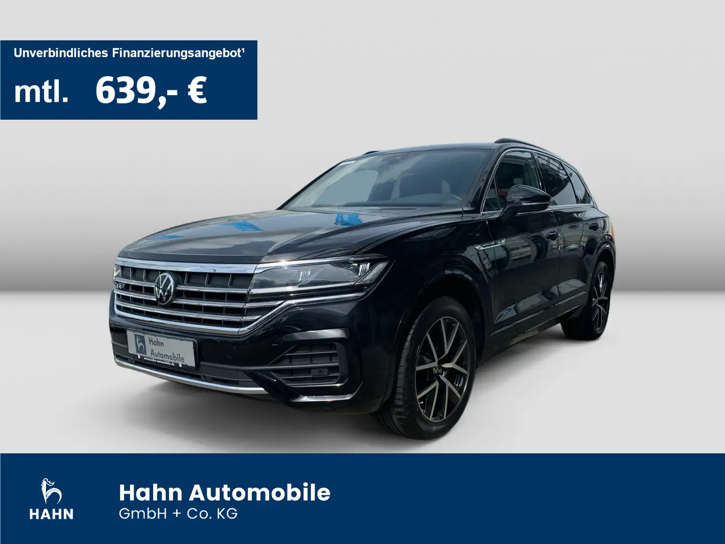 Volkswagen Touareg R-Line 3.0 V6 TDI 4Mo Leder Pano AHK Nav Schwarz - 1