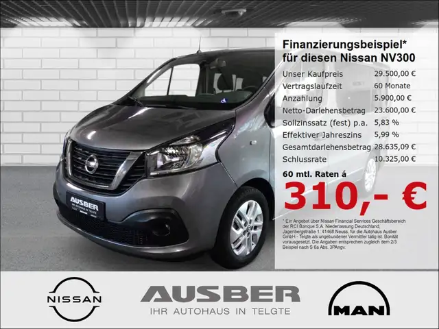 Nissan NV300 Kombi L1H1 Automatik AHK 9-Sitzer 1Schiebetür