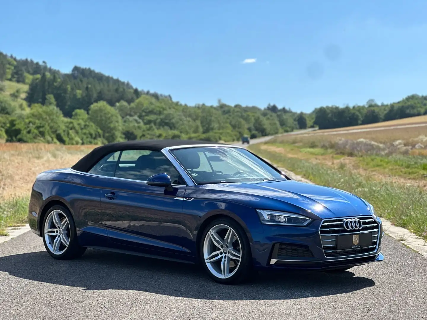 Audi A5 2.0 Cabriolet Design/S-Line/LED/MMI/19"/2Hd/ Bleu - 2