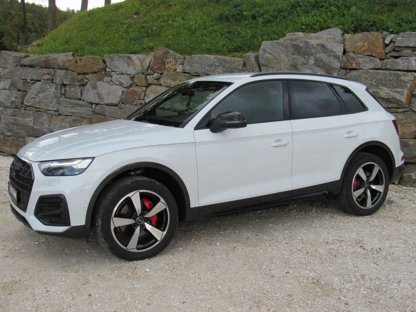 Audi Q5 40 TDI advanced S line Matrix Tour Business Blanc - 2