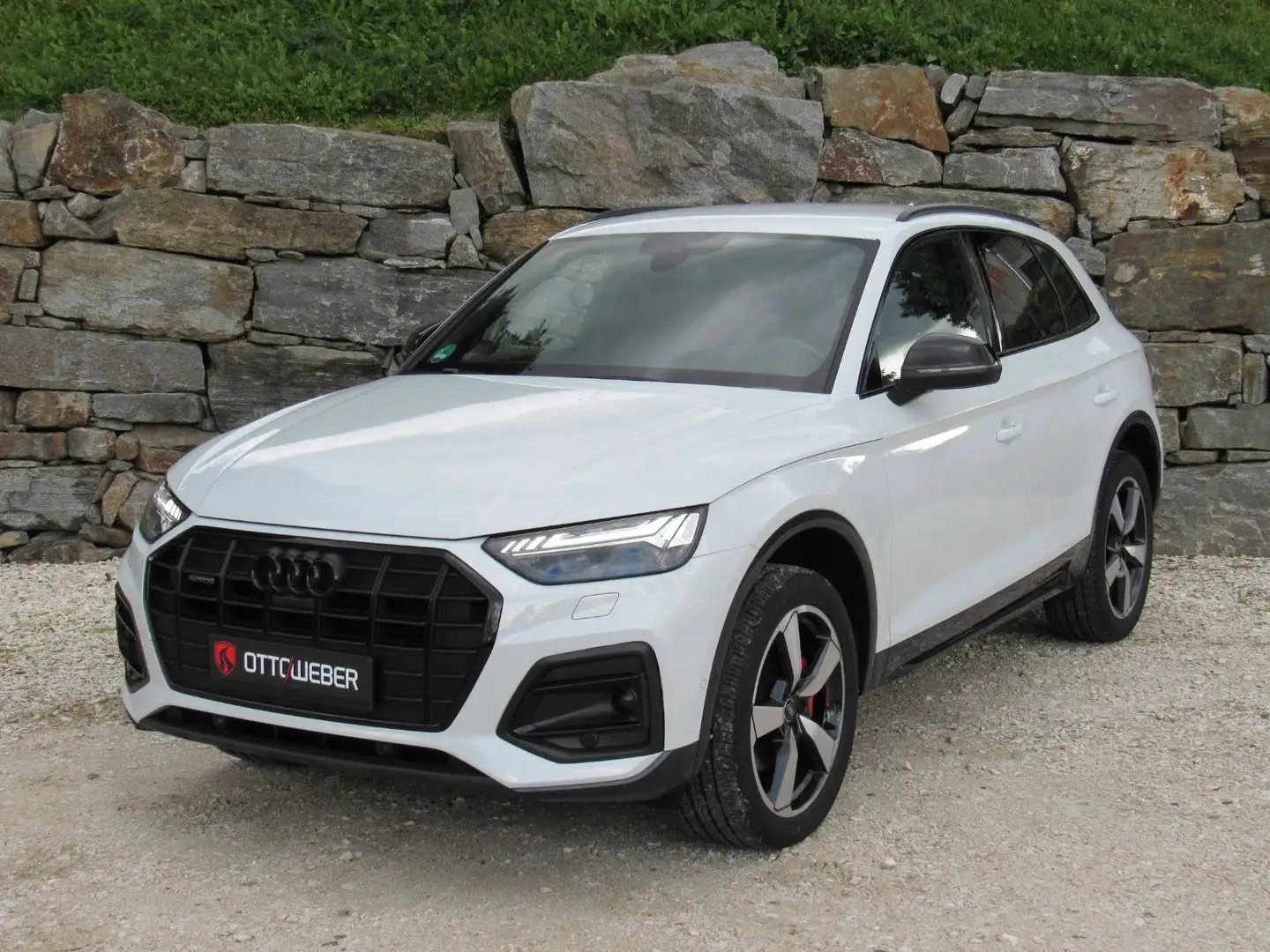 Audi Q5 40 TDI advanced S line Matrix Tour Business Blanc - 1