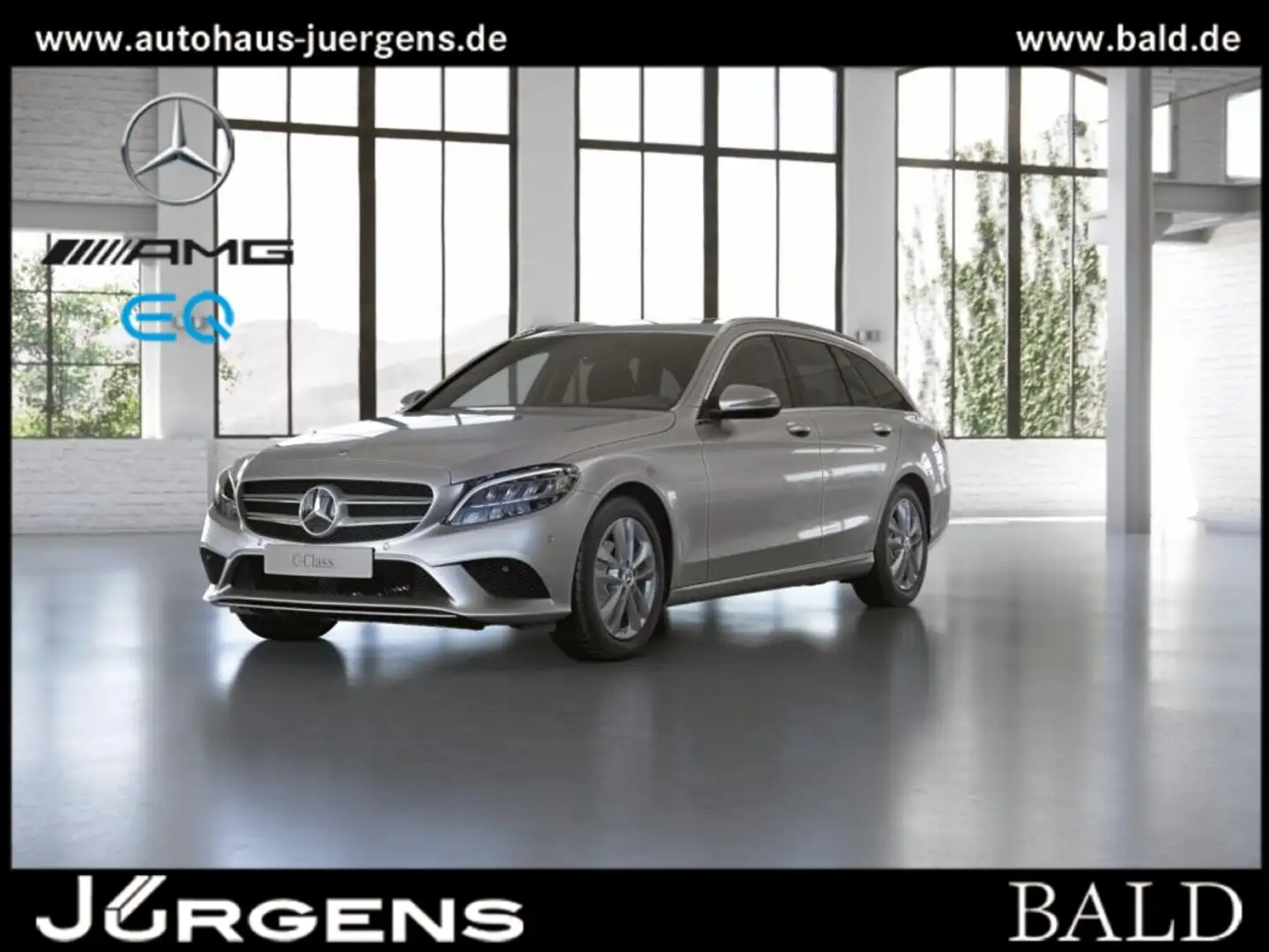 Mercedes-Benz C 180 T-Modell +Avantgarde+MBUX+LED+Navi+AHK+Cam Silber - 1