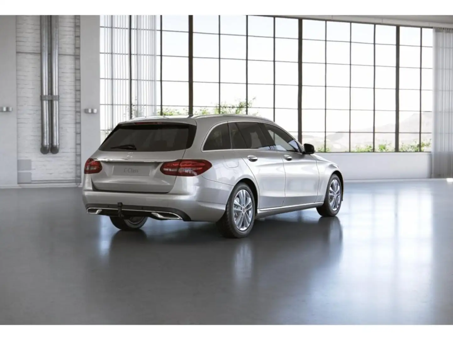Mercedes-Benz C 180 T-Modell +Avantgarde+MBUX+LED+Navi+AHK+Cam Silber - 2