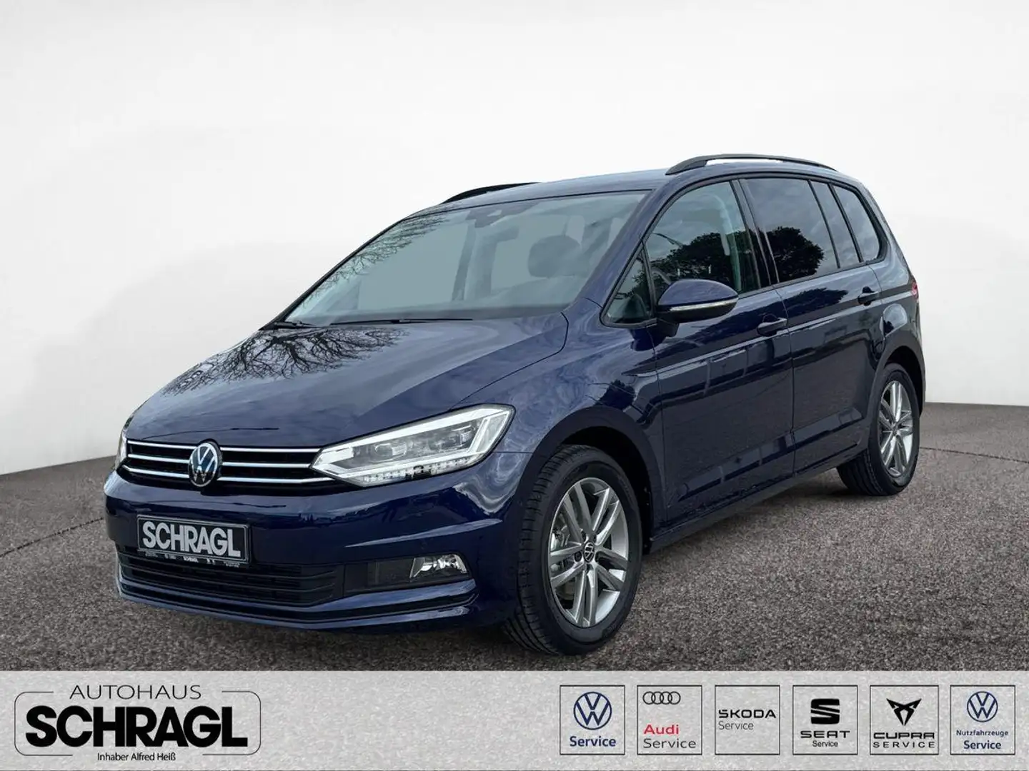 Volkswagen Touran 1.5 TSI DSG COMFORTLINE+AHK+NAVI+7-SITZER Blu/Azzurro - 1