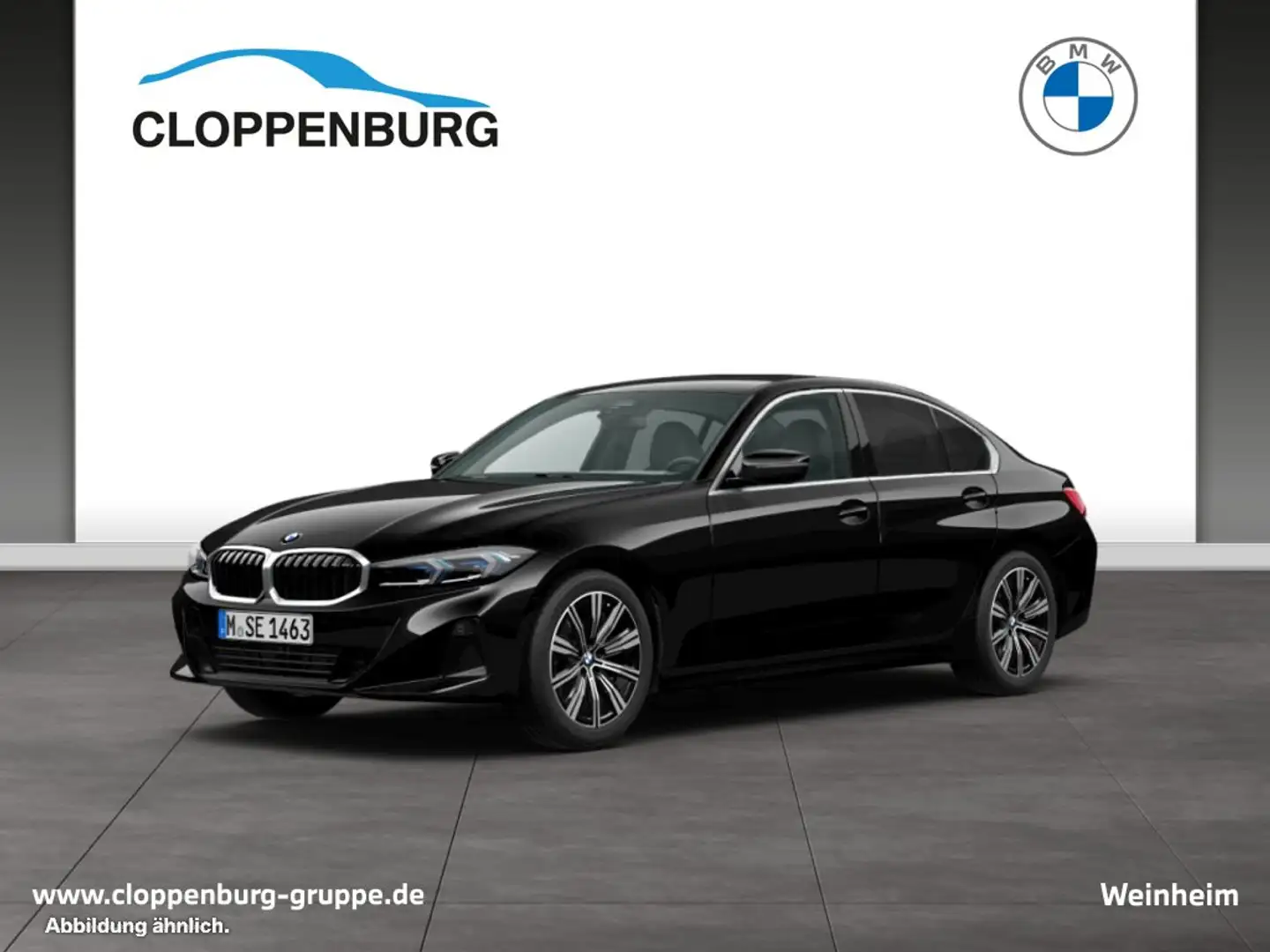 BMW 318 i Lim. SHZ+AHK+Navi+LED+Komfortzg.+Tempomat Schwarz - 1