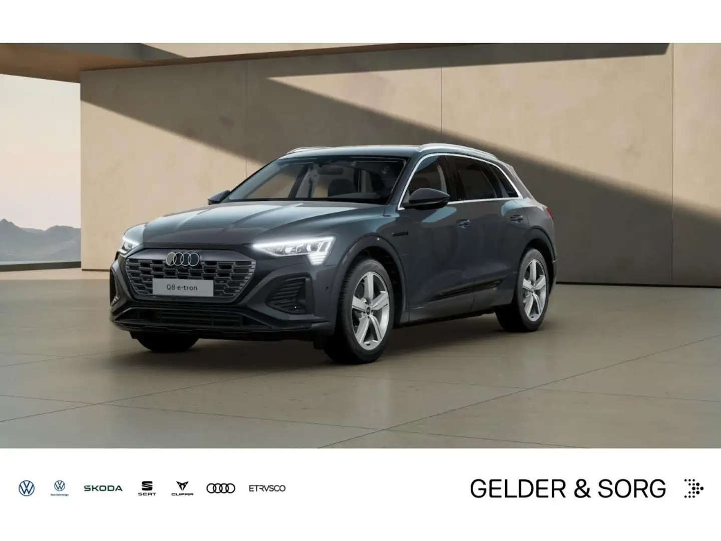 Audi Q8 e-tron 50 quattro S line Assistenzp.*air* Grau - 1