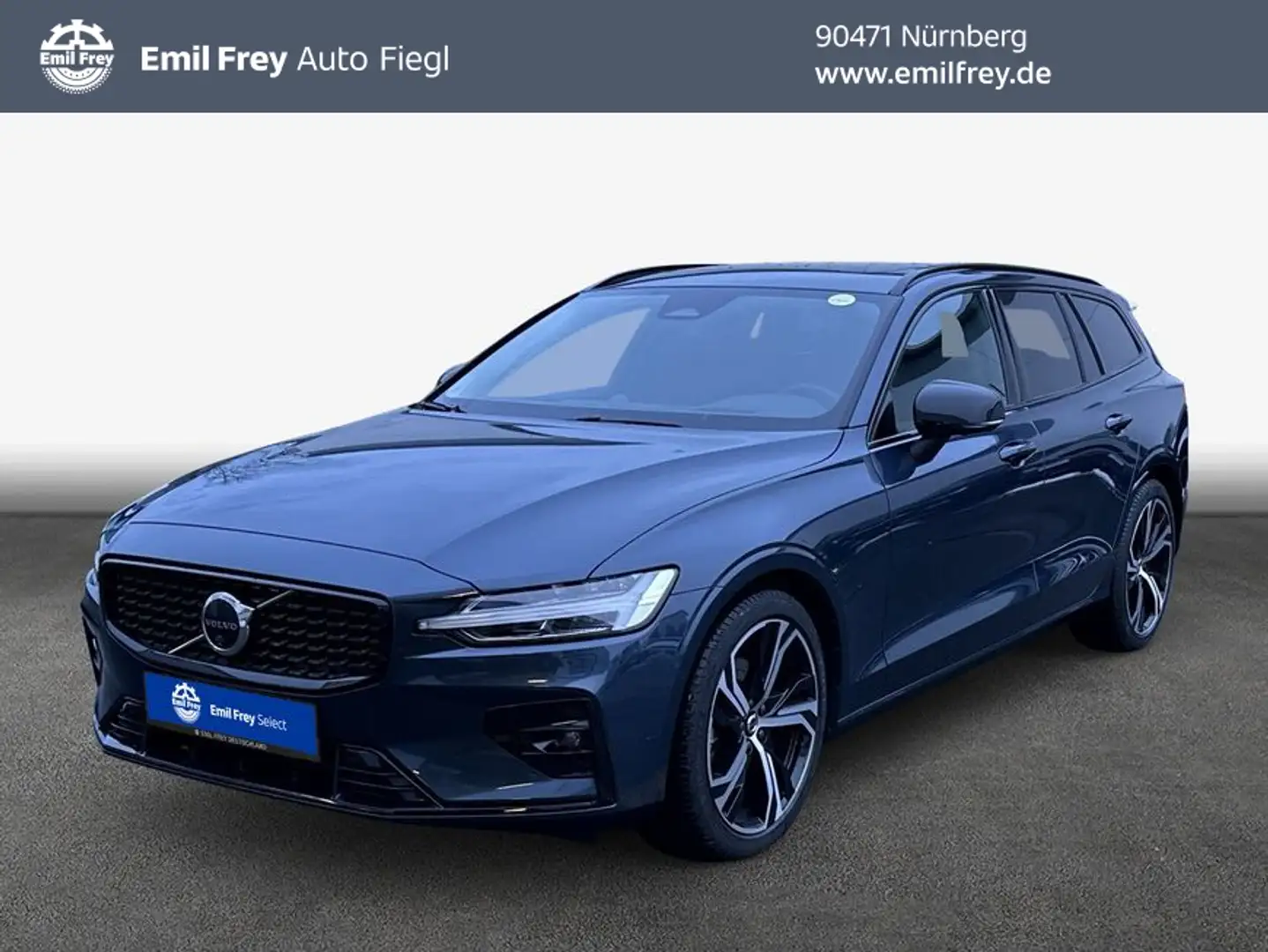 Volvo V60 B4 B DKG Ultra Dark Blau - 1