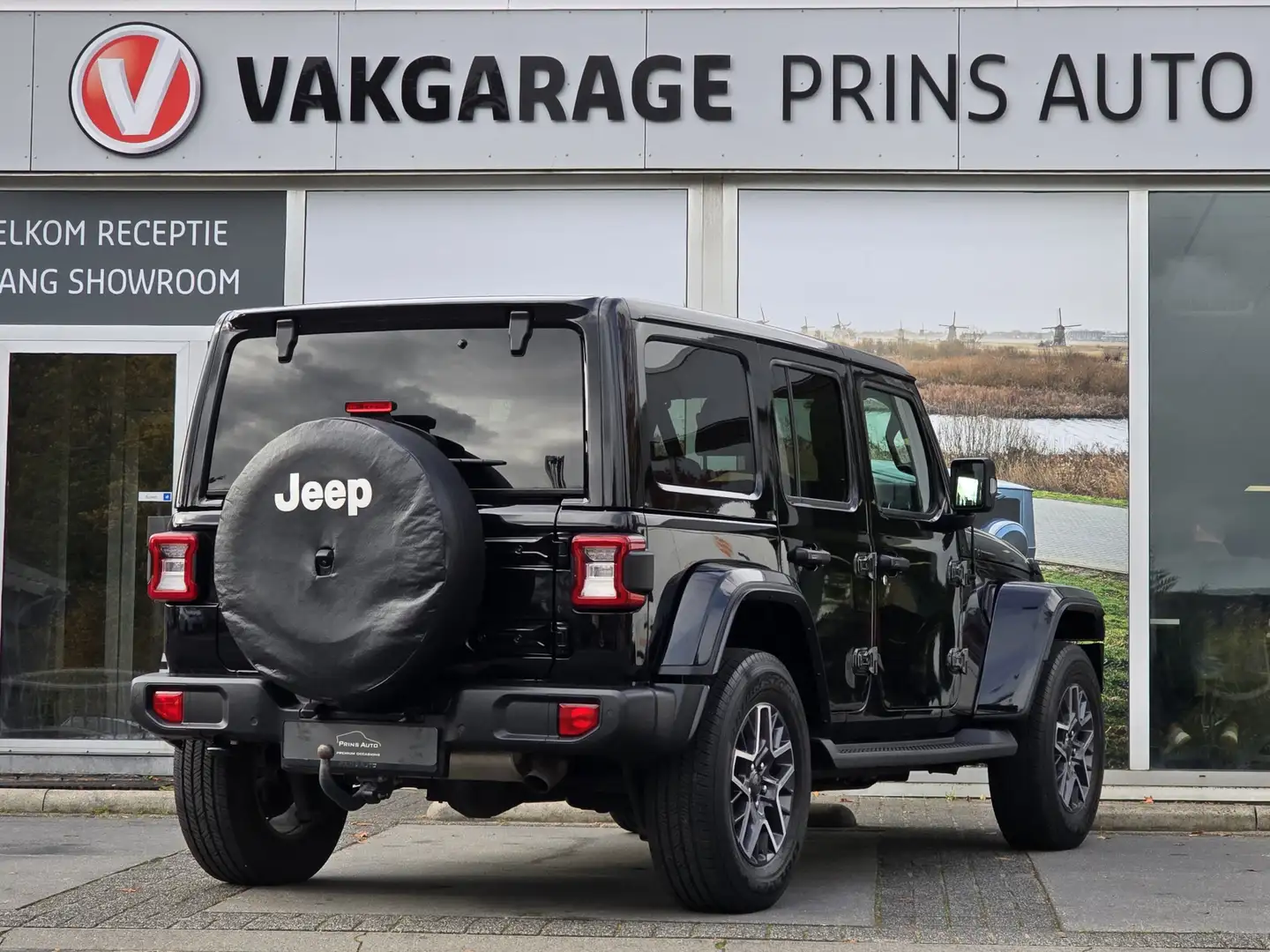 Jeep Wrangler Unlimited 4xe 380 Sahara |CARPLAY|CAMERA V+A|TREKH Zwart - 2