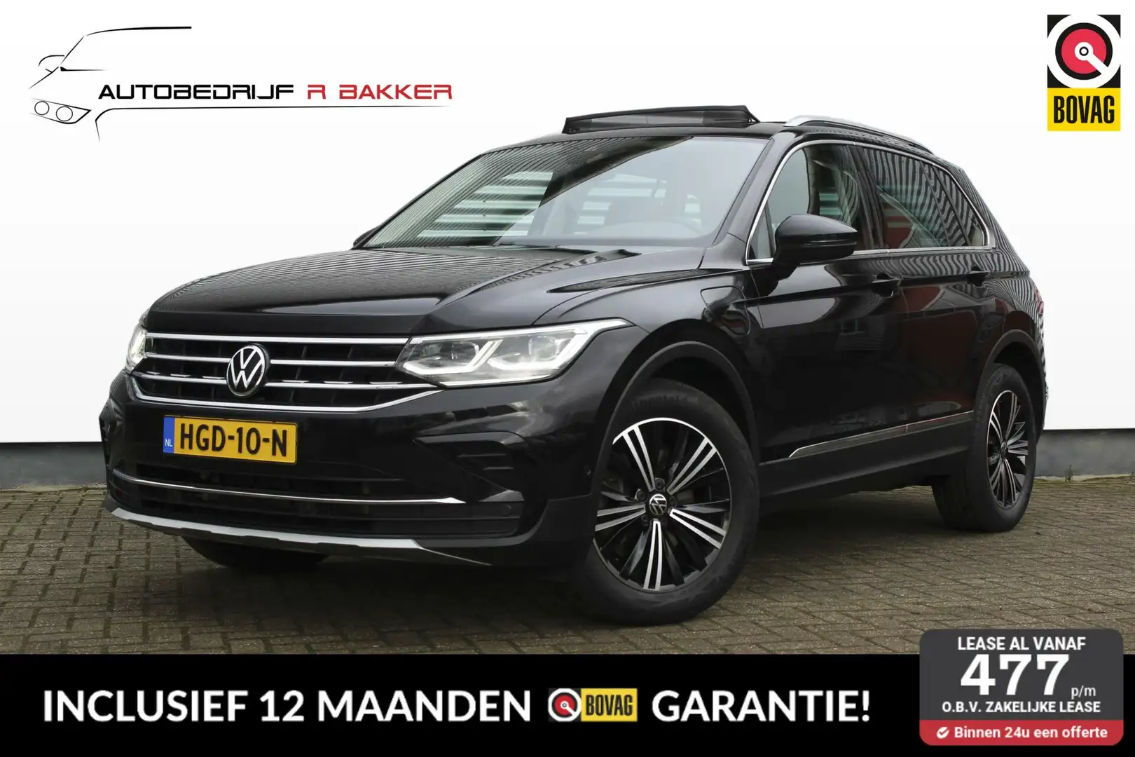 Volkswagen Tiguan 1.4 TSI eHybrid Elegance // Elek. Trekhaak - Panor Zwart - 1