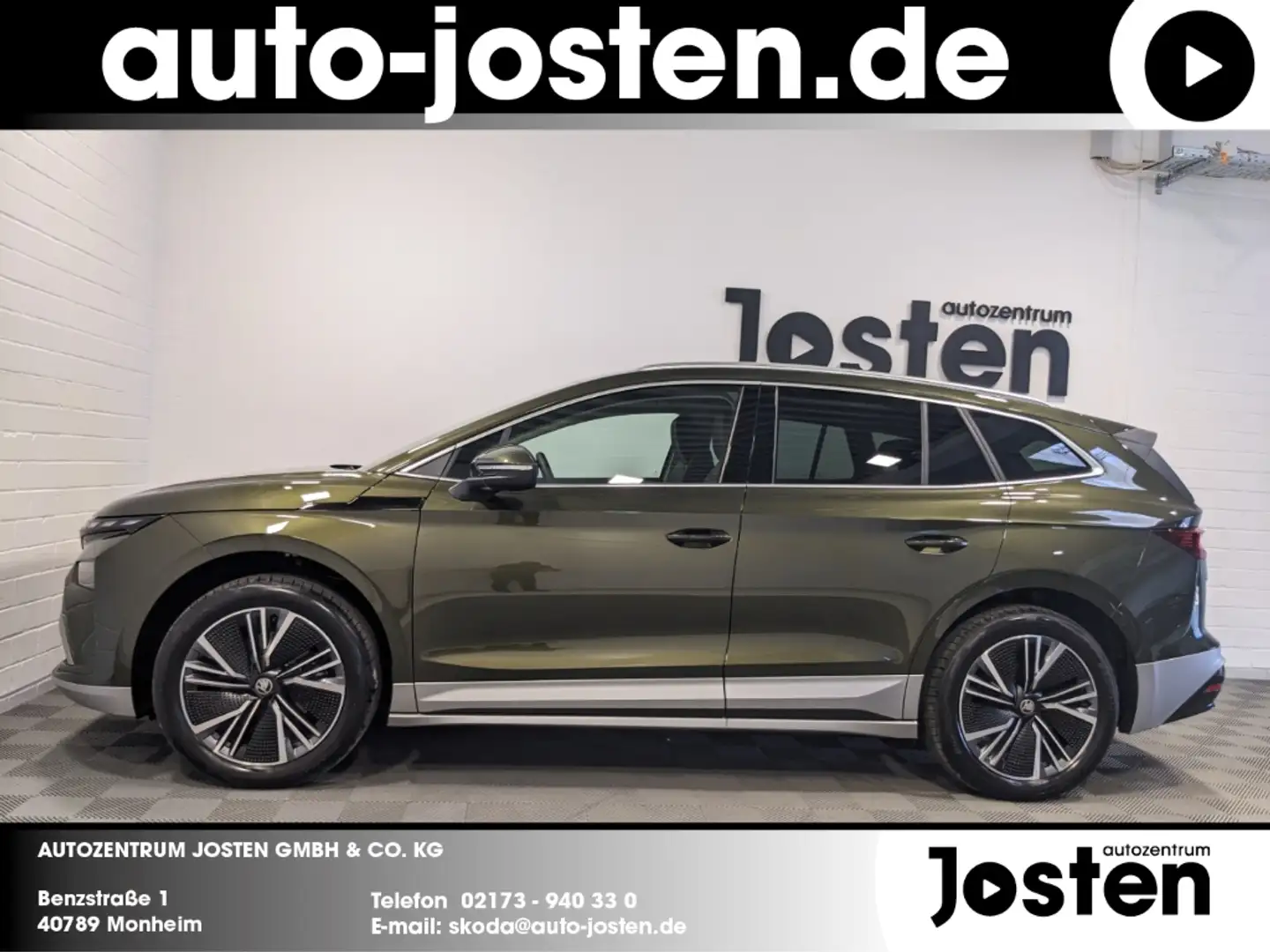Skoda Enyaq 60 Plus-Paket Matrix-LED AHK Pano 20''-LM Groen - 2