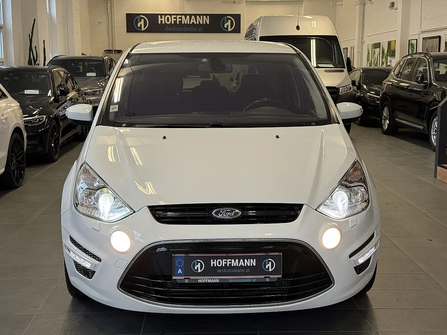 Ford S-Max S-MAX Titanium 2,0 TDCi DPF Aut.,Sitzlüftung Weiß - 2