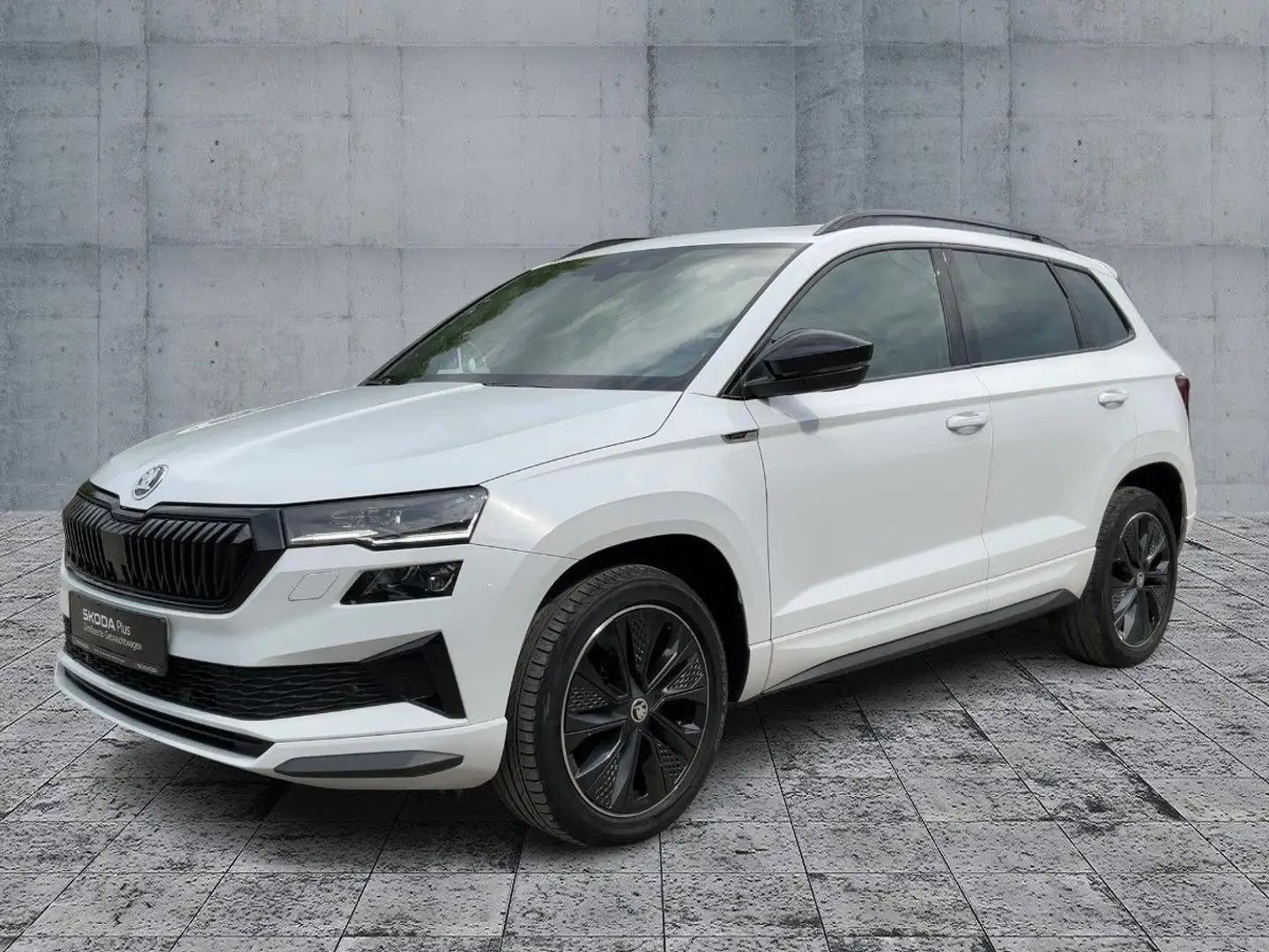 Skoda Karoq 1.5 TSI SPORTLINE LED+NAV+ACC+RFK+AHK+PANO Weiß - 2
