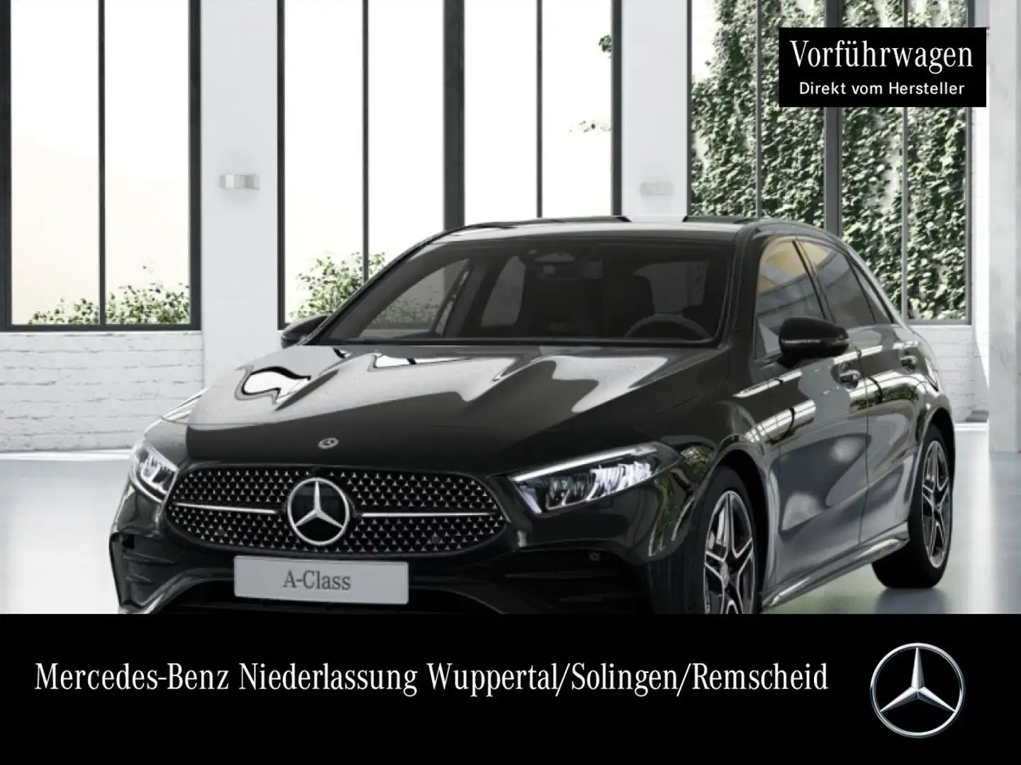 Mercedes-Benz A 180 AMG+NIGHT+PANO+AHK+LED+KAMERA+TOTW+KEYLESS Schwarz - 1