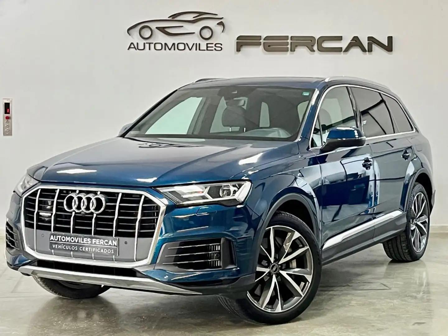Audi Q7 55 TFSIe quattro tiptronic Azul - 1