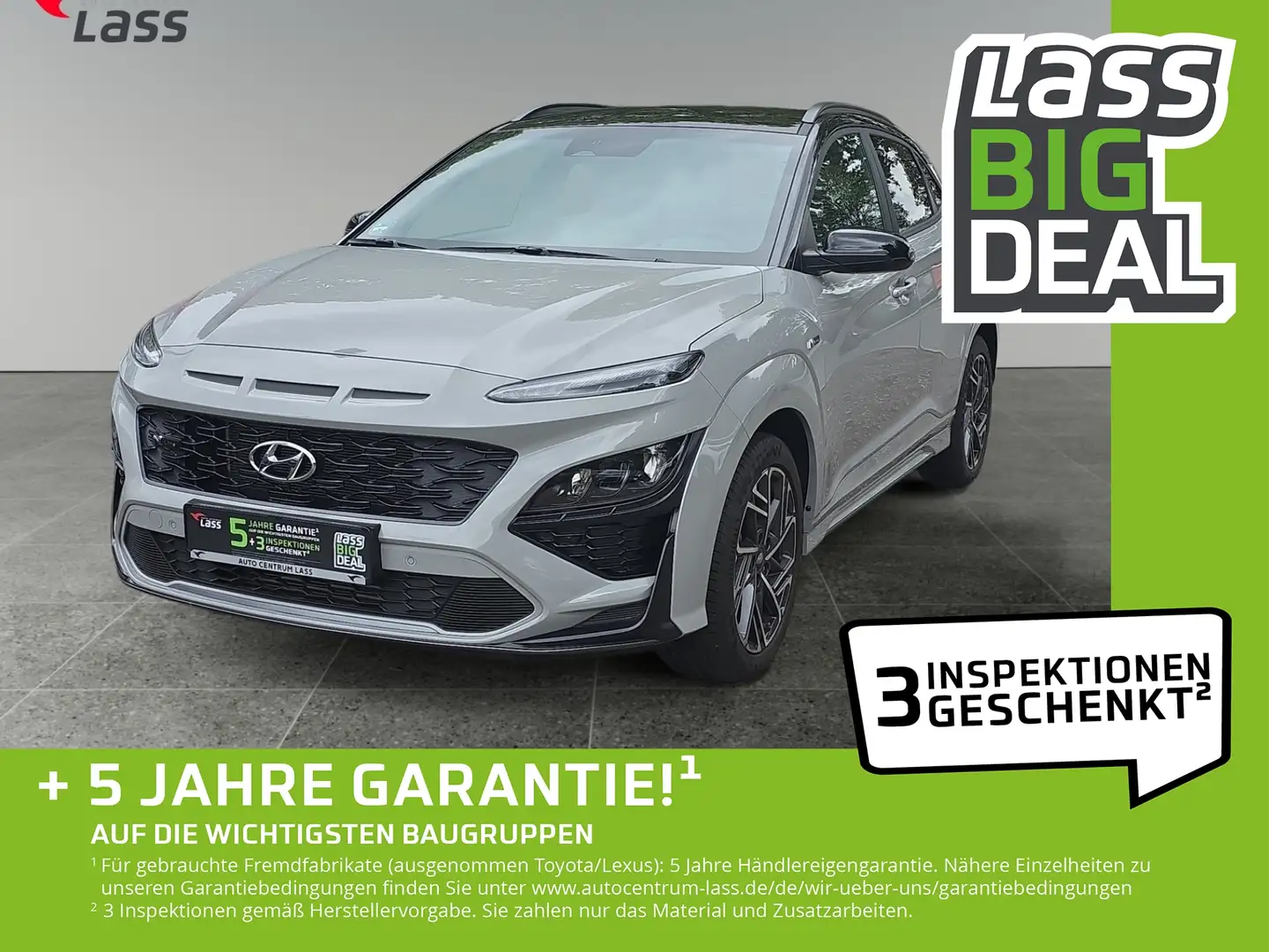 Hyundai KONA 1.0 T-GDI N Line Mild-Hybrid 2WD Grijs - 1