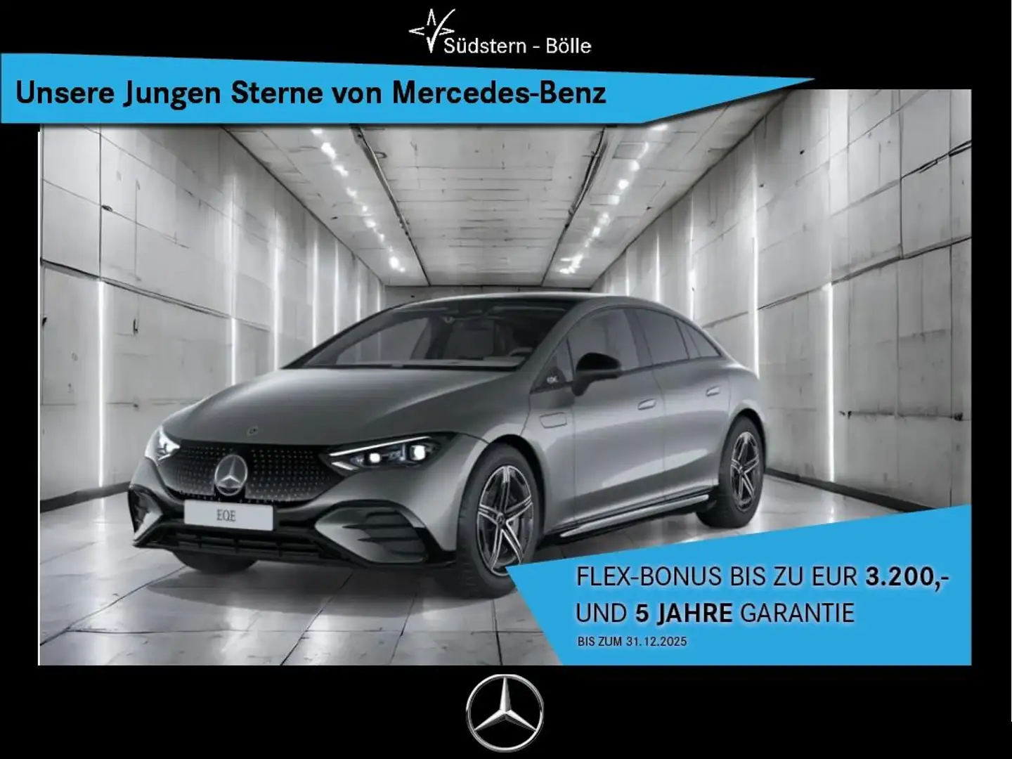 Mercedes-Benz EQE 300 AMG+NIGHT+DISTRO+PANO+MEMORY+HA-LENKUNG Gris - 1