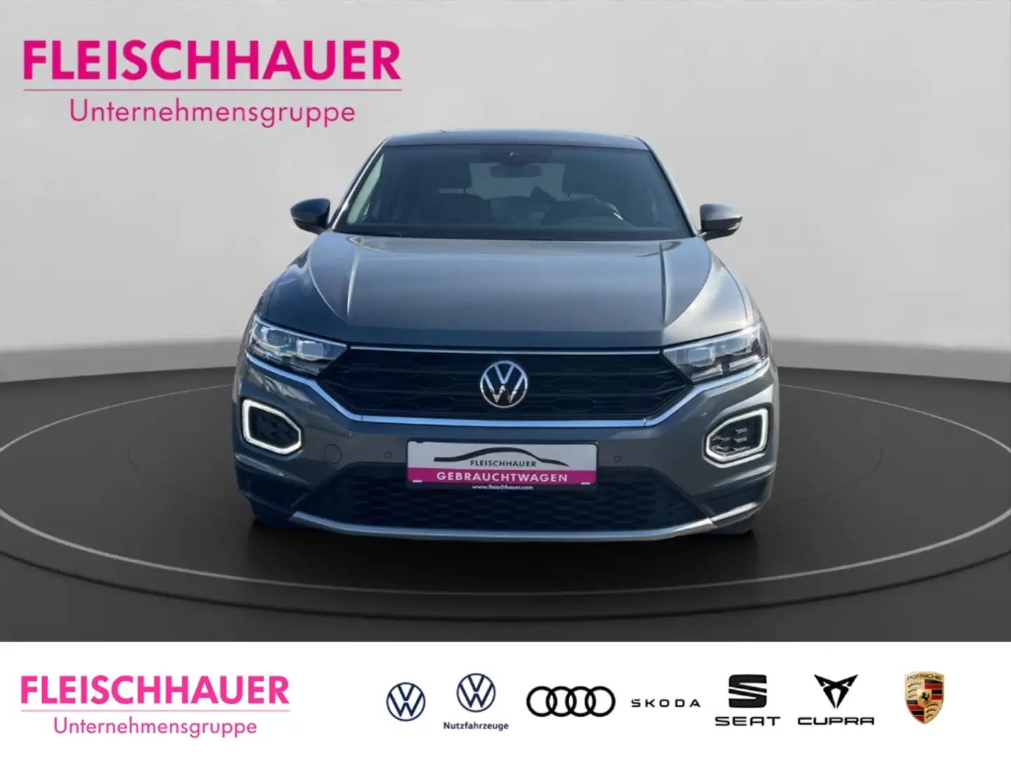Volkswagen T-Roc Sport TSI StandHZG AHK-abnehmbar Navi Digitales Co Grau - 2