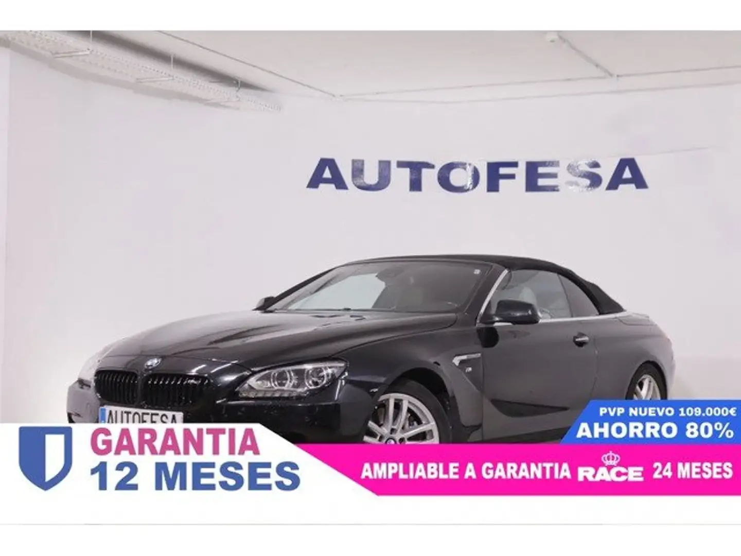 BMW 640 640dA Cabrio Negro - 2