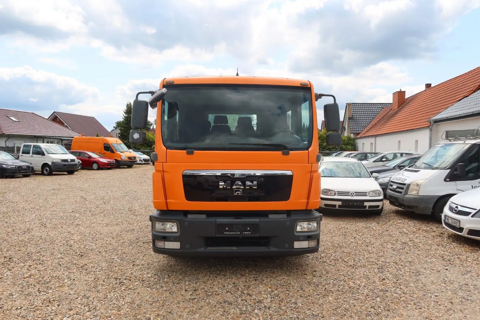MAN TGL 8.180 4x2 BB|Doka|6 Sitze|3 Seiten Kipper| Naranja - 2