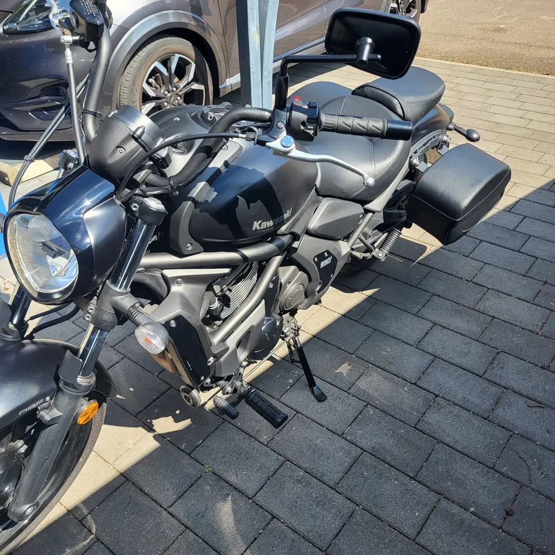 Kawasaki Vulcan S Mit Arrow Auspuff und Koffer Negro - 2