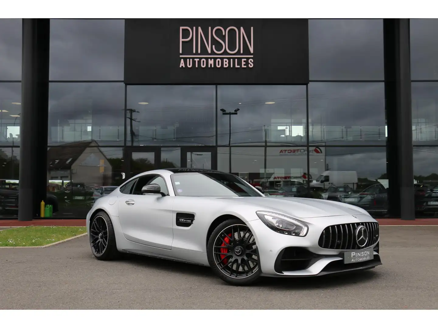 Mercedes-Benz AMG GT C 4.0 V8 557 SPEEDSHIFT 7 Gris - 1
