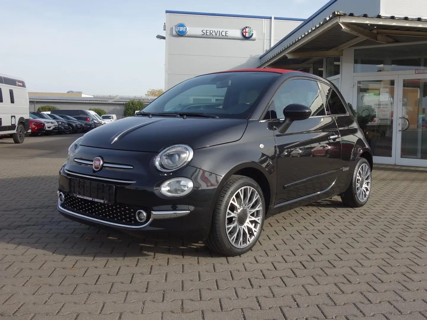 Fiat 500C Star *Uconnect 7"/DAB/PDC* Zwart - 1