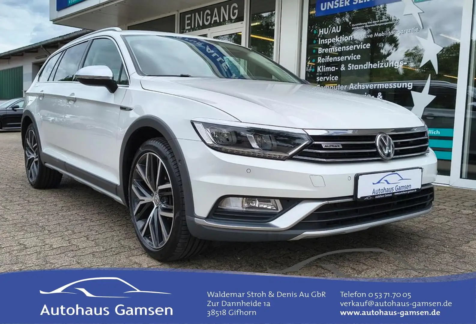 Volkswagen Passat Variant 2.0 TDI DSG Alltrack Navi/Kamera/AHK Blanco - 1